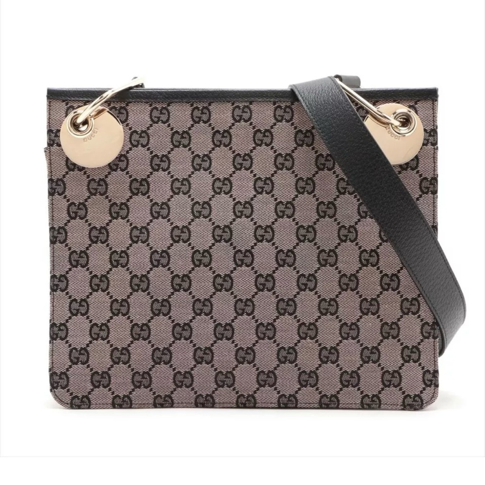 ❌sold❌Gucci Monogram Canvas Shoulder Bag